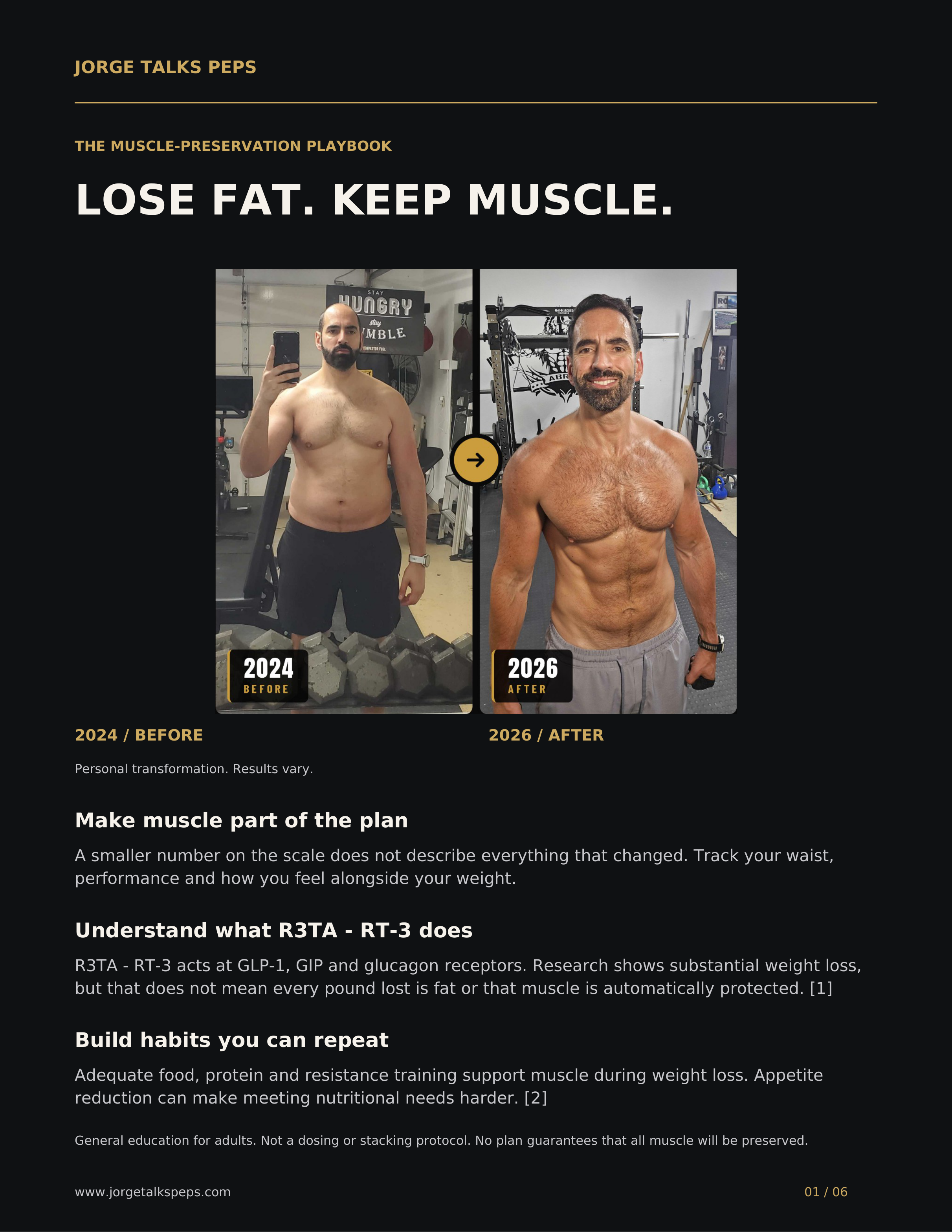Lose Fat. Keep Muscle. guide cover